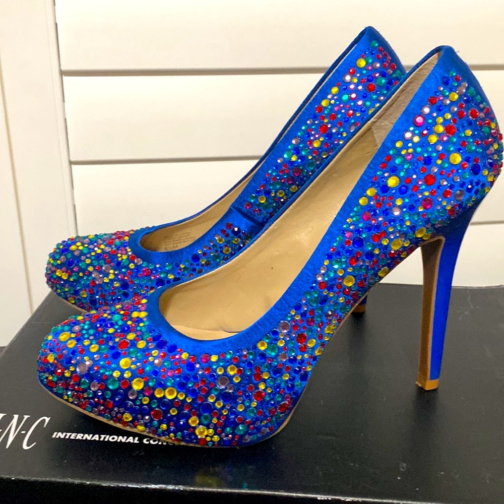 INC Blue Satin